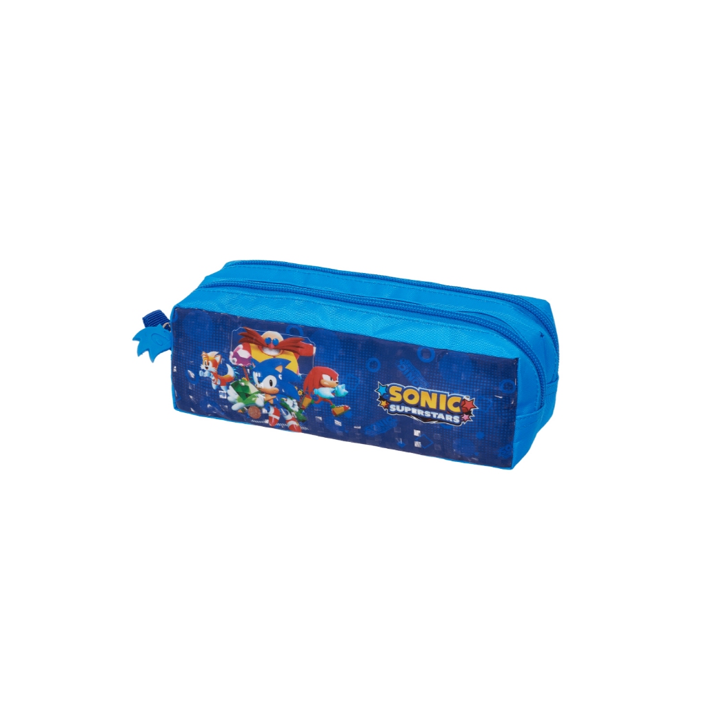 Estojo Escolar Duplo Infantil Sonic Superstars