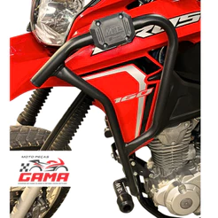 PROTETOR MOTOR CARENAGEM MATA CACHORRO HONDA NXR BROS 160 2022 A 2026 SLIDER FIXO ORIGINAL MT