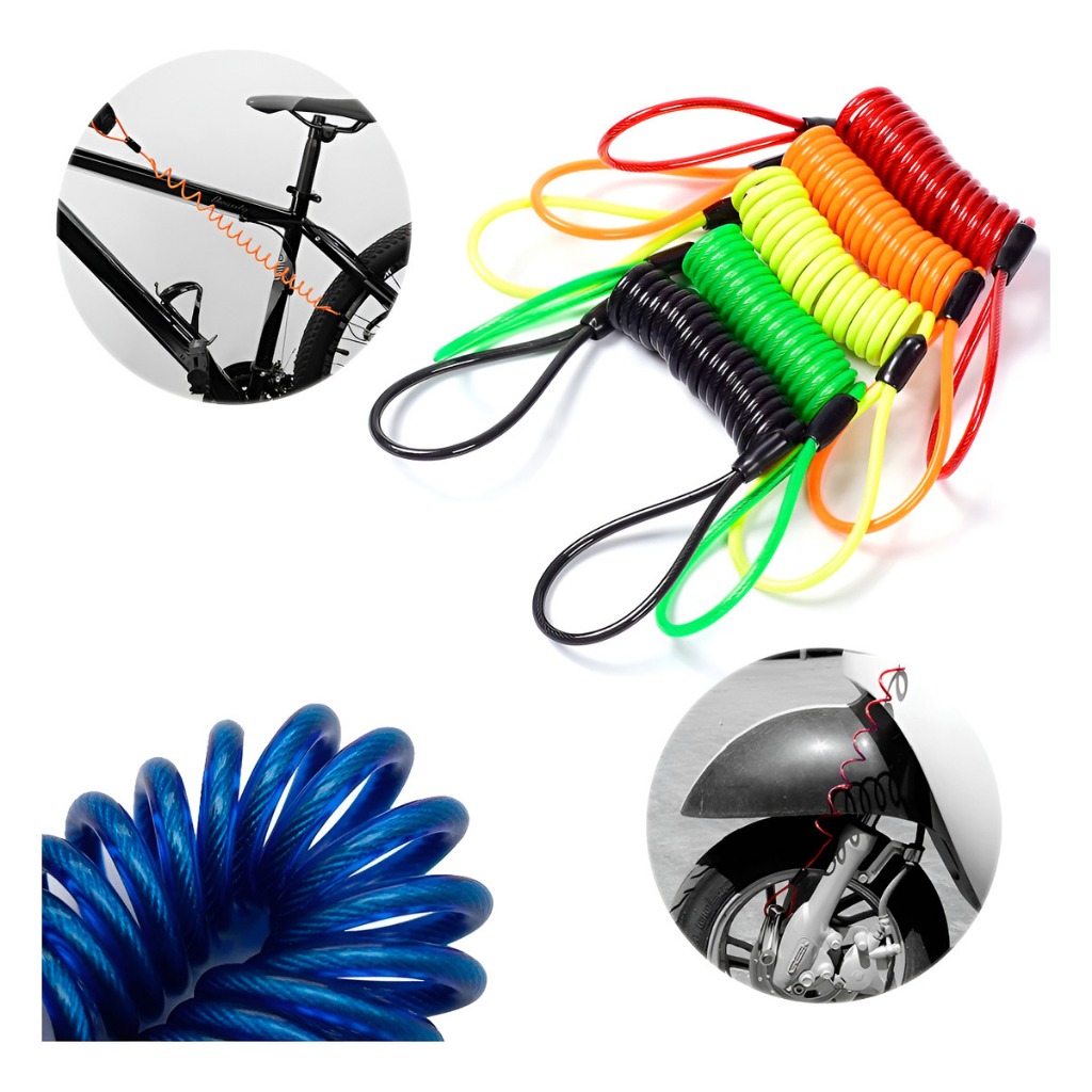 Cabo Lembrete Corda Para Trava Disco Moto Bike em Oferta na Shopee