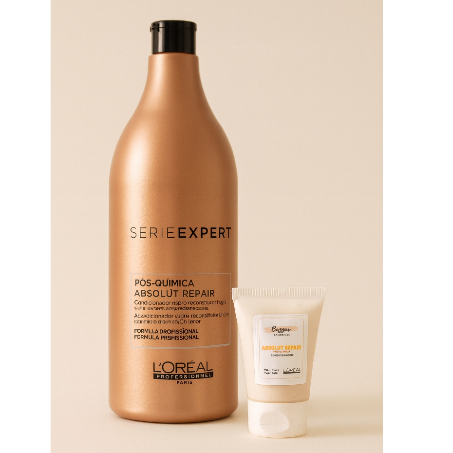 CONDICIONADOR ABSOLUT REPAIR PÓS-QUÍMICA | TAMANHO VIAGEM | BISNAGA 30G