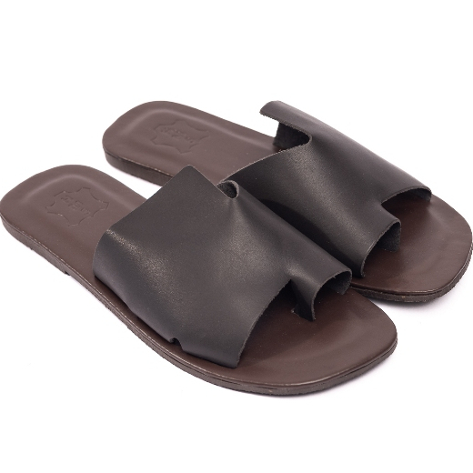 Rasteira feminina chinelo slide couro legitimo natural premium confortavel macia antiderrapante HMS em Oferta na Shopee