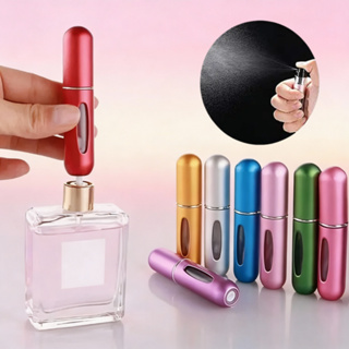 Kit 3 5 6 8 10 20 Porta Perfume Recarregavel Portatil Spray 5ml em Oferta na Shopee
