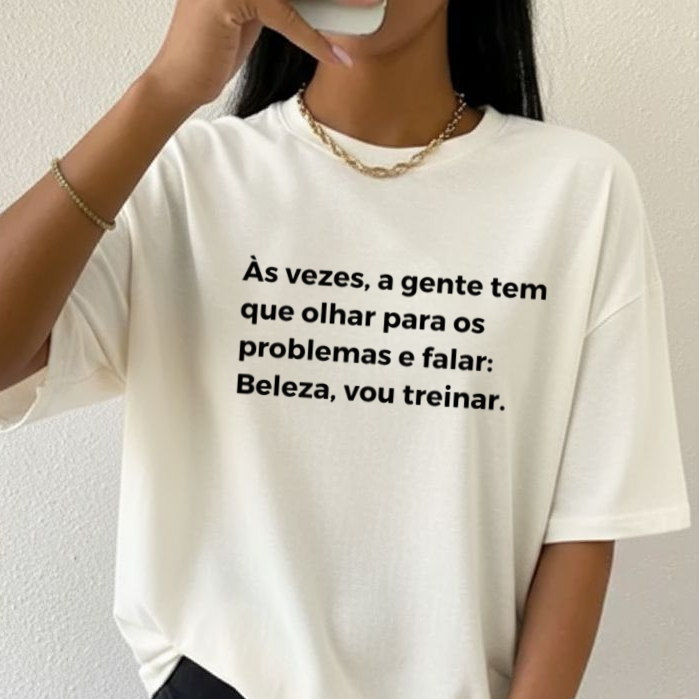 Camiseta Tshirt 100% Algodão Treino Academia Musculação Fitness Oversized Memes engraçadas divertida