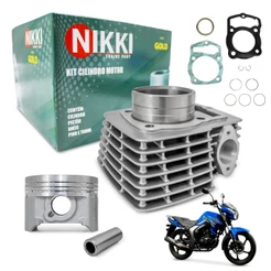 Kit Cilindro Motor DK150 2017 Até 2024 Pistão Anéis Pino Juntas Completo