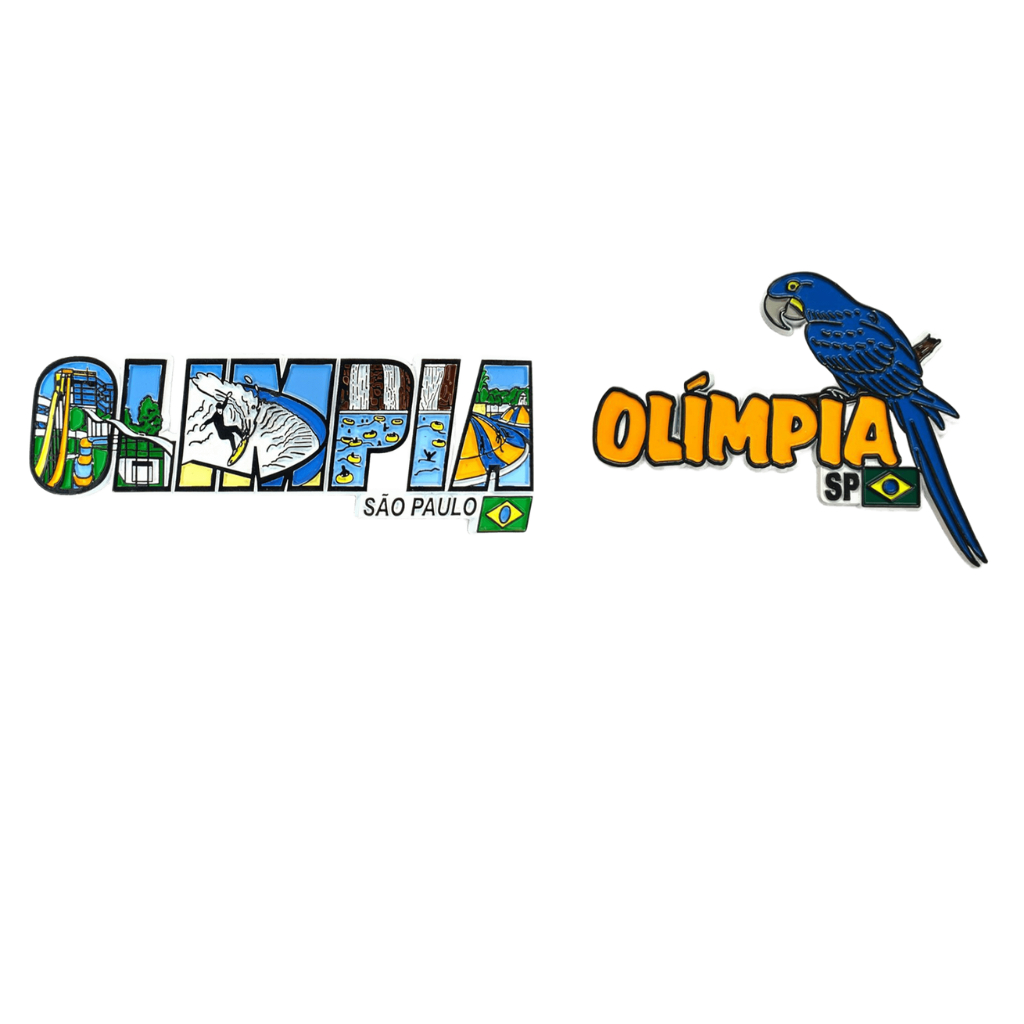 Imãs de Geladeira Olímpia Decorativos Emborrachados