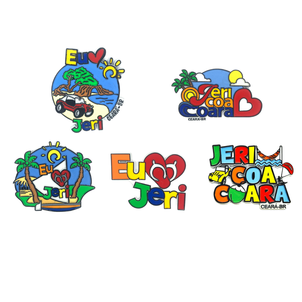 Imãs de Geladeira Jericoacoara Decorativos Emborrachados