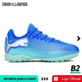 Chuteira Society Puma Future 7 Play TT V Infantil Original com Nota Fiscal e Garantia em Oferta na Shopee