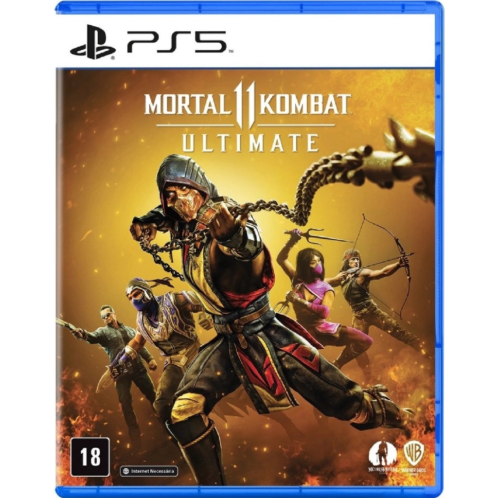Mortal Kombat 11 Ultimate PS5 Mídia Física Novo Lacrado Original