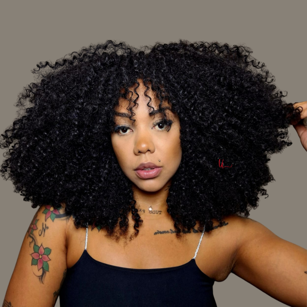 Cabelo Orgânico Cacheado Fashion Idol True Me Thais 260g 6 Telas 45cm Volume Natural Fibra Bio 150°C