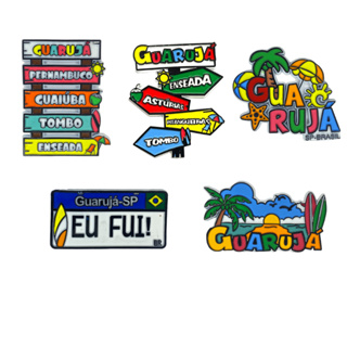 Imãs de Geladeira Guarujá São Paulo Decorativos Emborrachados Souvenir em Oferta na Shopee