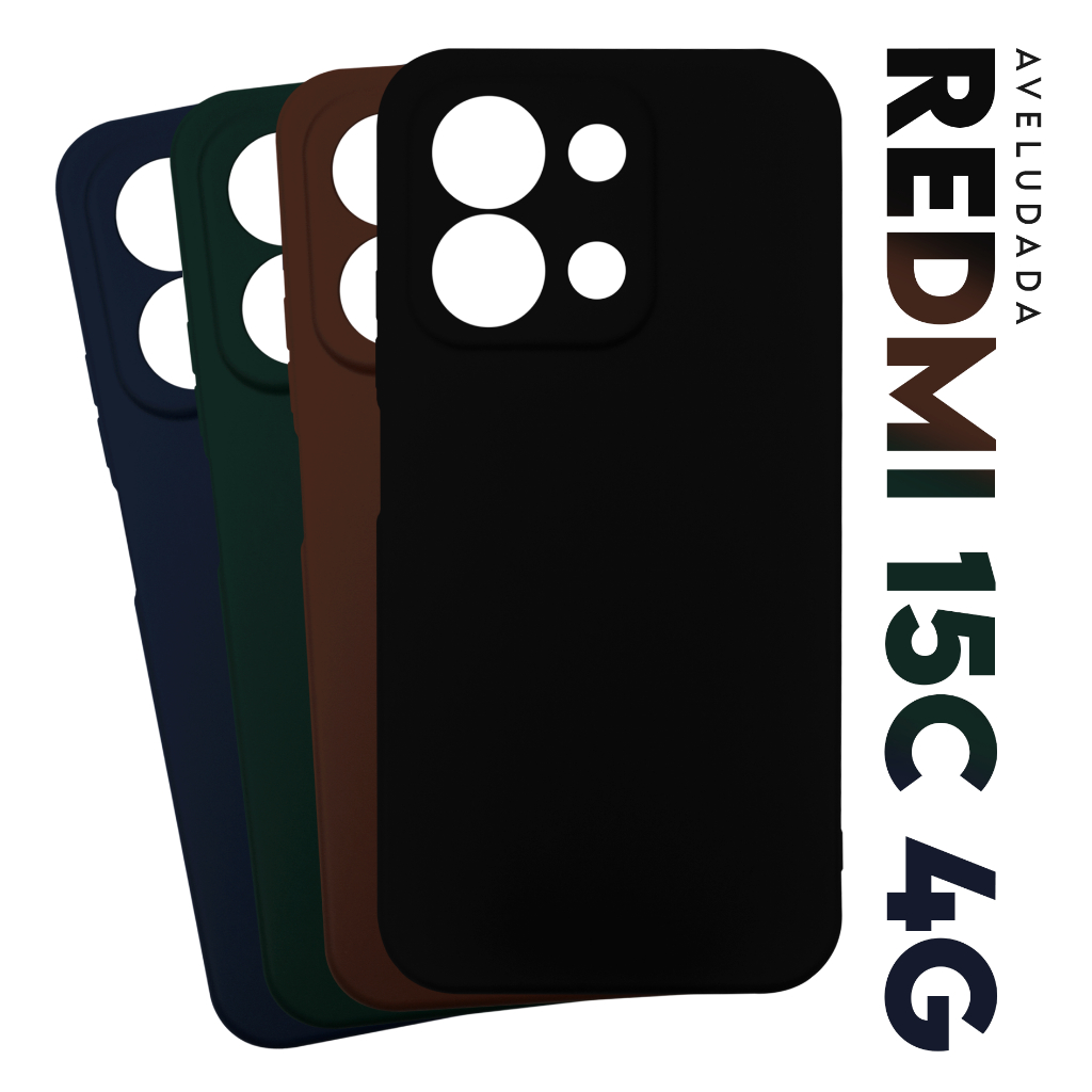 Capa Capinha Case Premium Silicone Aveludada Veludo Cover Xiaomi Poco C85 tela 6.88 pol