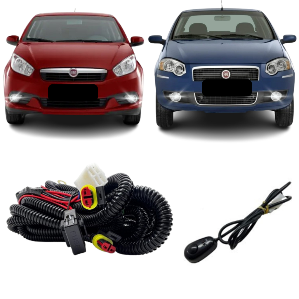 Chicote Farol De Milha Siena Todos Interruptor Colante em Oferta na Shopee