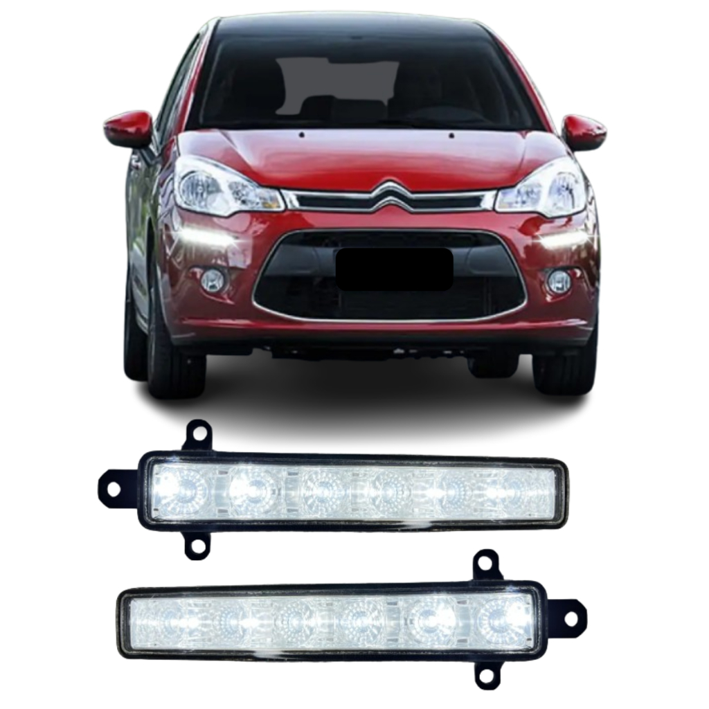 Led Drl Citroen C3 2013 Até 2021 em Oferta na Shopee