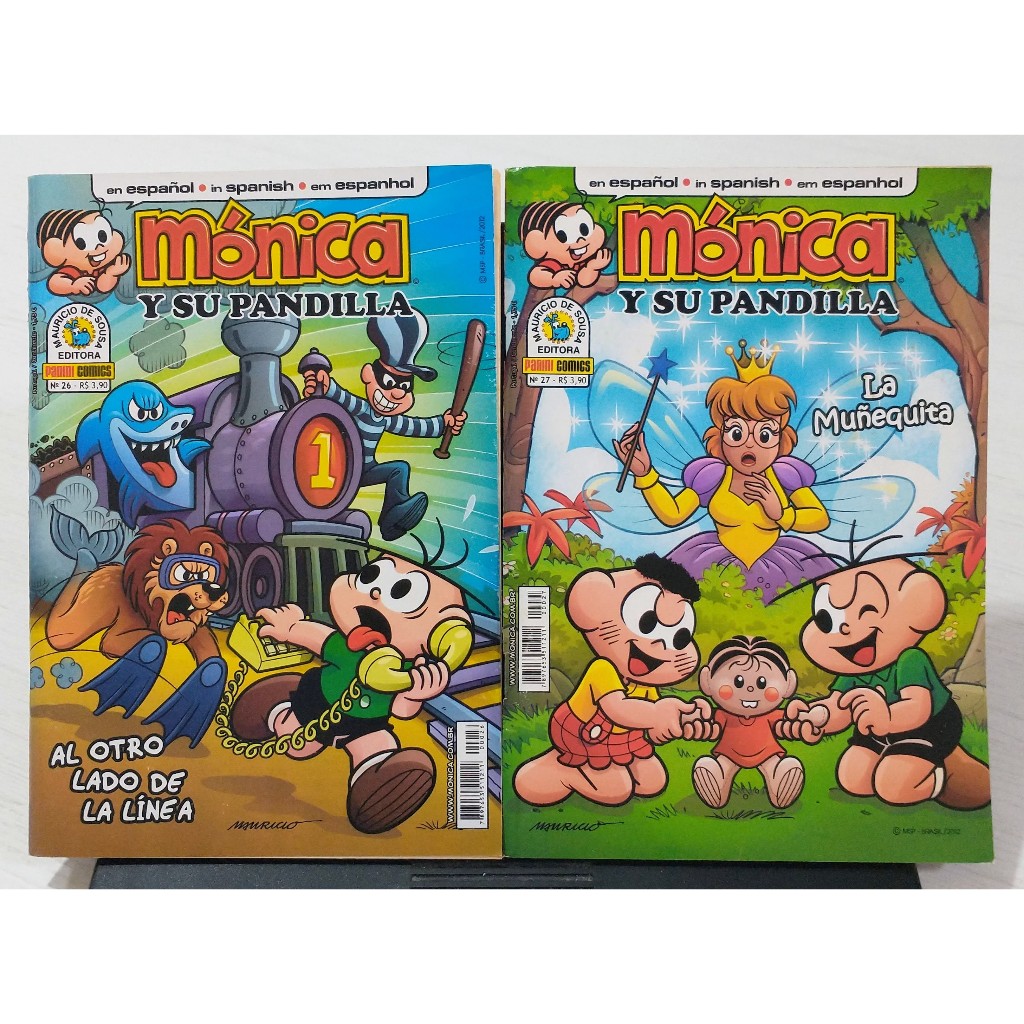 Mónica Y Su Pandilla - nº 26, 27, X, 29, e 30 - EM ESPANHOL - Mauricio de Sousa