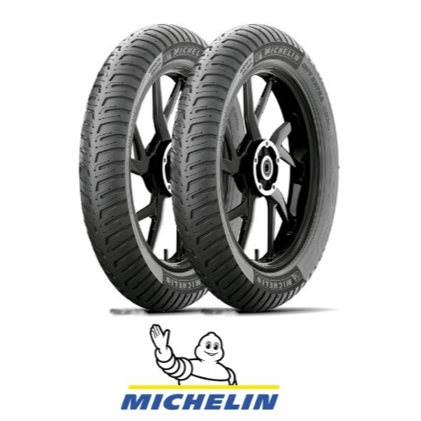 Par Pneu Michelin City Extra Sem Câmara 80/100-18 E 90/90-18 Titan fan Factor Fazer Yes 125 150 160 dianteiro/traseiro