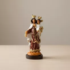 Imagem Nossa Senhora do Carmo Resina Nobre 7cm