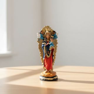 Imagem De Nossa Senhora Do Perpetuo Socorro 7cm Resina
