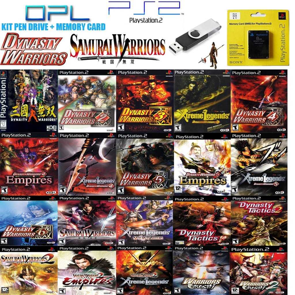 DYNASTY WARRIORS - SAMURAI WARRIORS - FULL PACK - OPL PS 2