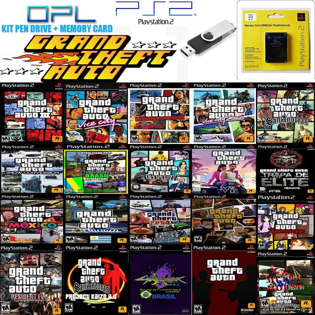 GRAND THEFT AUTO - FULL PACK - OPL PS 2
