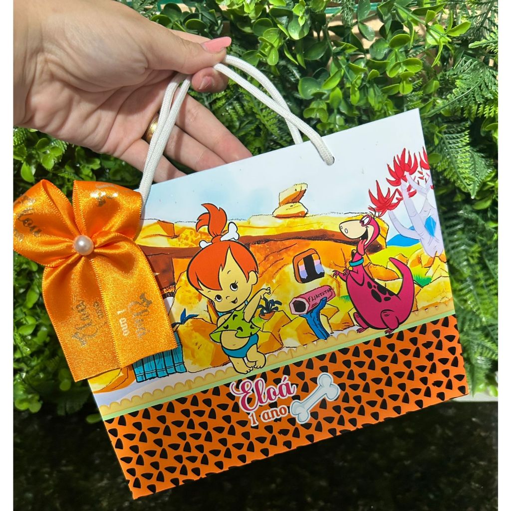 PEGUE E MONTE Sacolinha Surpresa Personalizada Pedrita | Lembrancinhas | Festa Aniversário | Lancheirinha