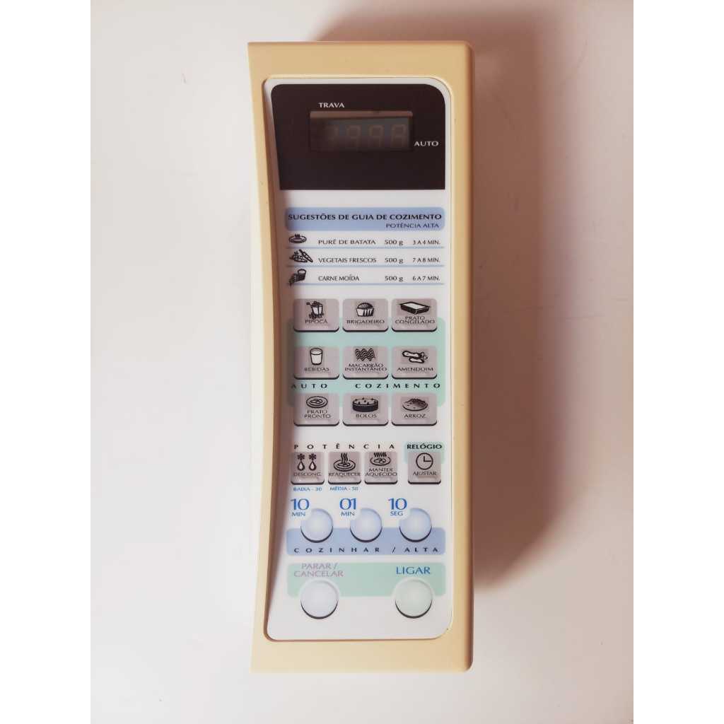 Painel completo placa + membrana Microondas Panasonic NN-S50BK - 220Vts - usado