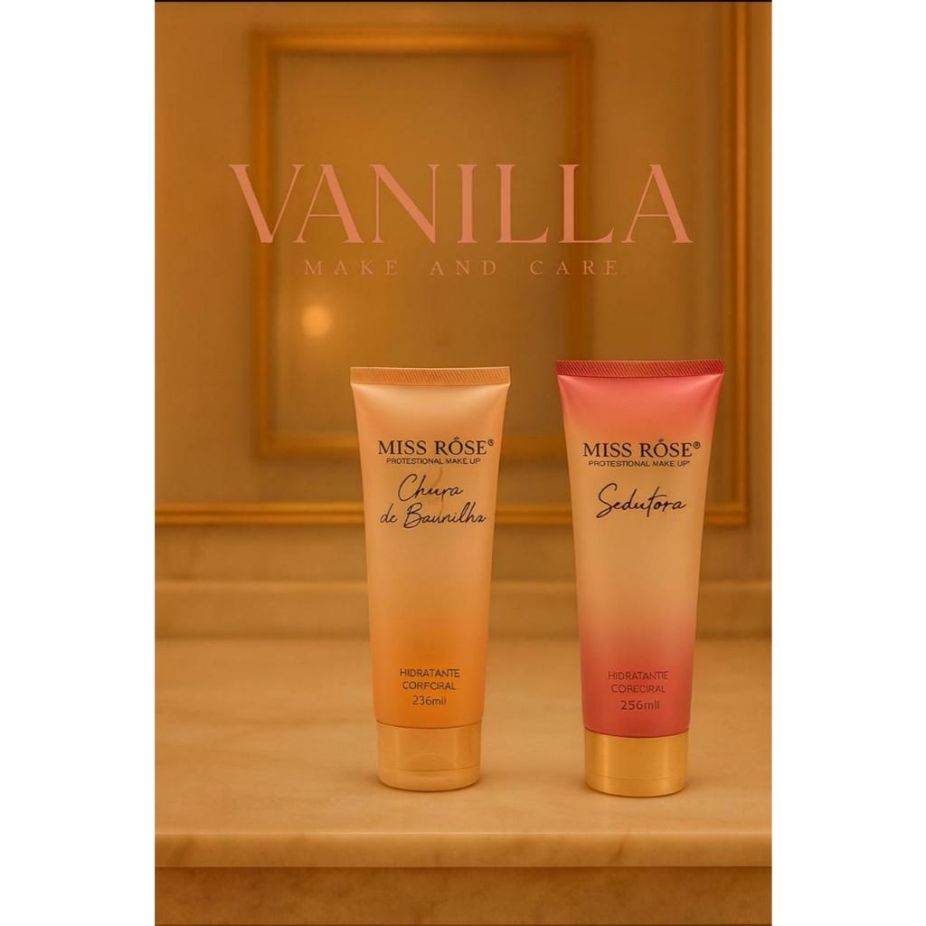 Hidratante Corporal Miss Rose Fragrância Doce e Envolvente Ideal Para Presente