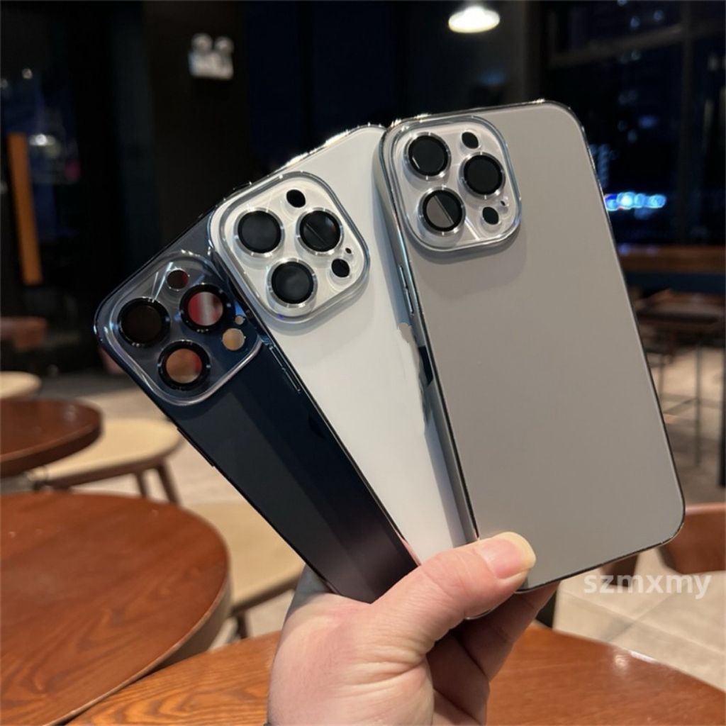 Capa AG-Glass anti impacto para iPhone De Vidro Fosco Capinha iPhone 11/13/15/14/16/17promax capa iphone 17 promax