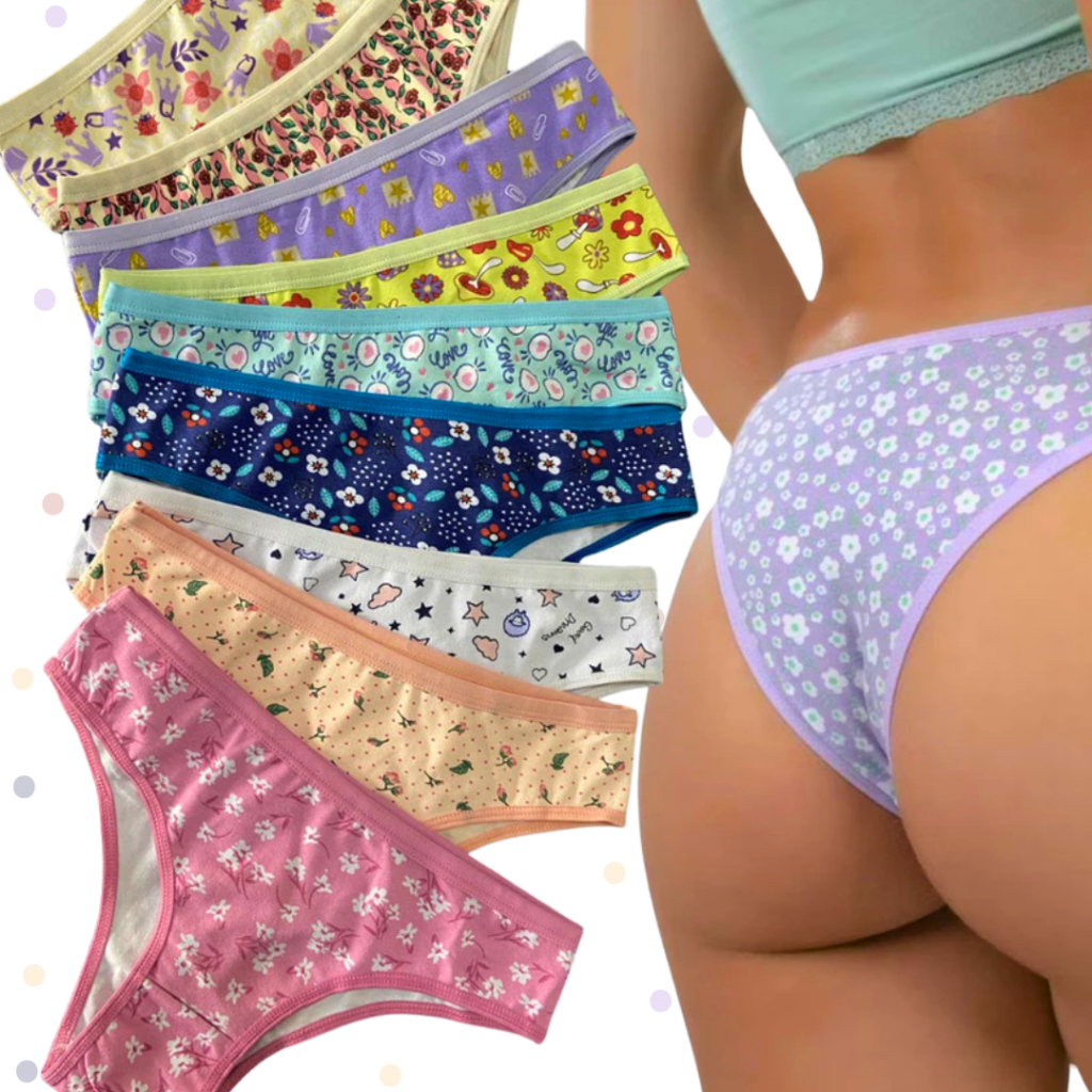 Kit Calcinha Feminina, Tanga Adulto suplex do P ao G em Oferta na Shopee