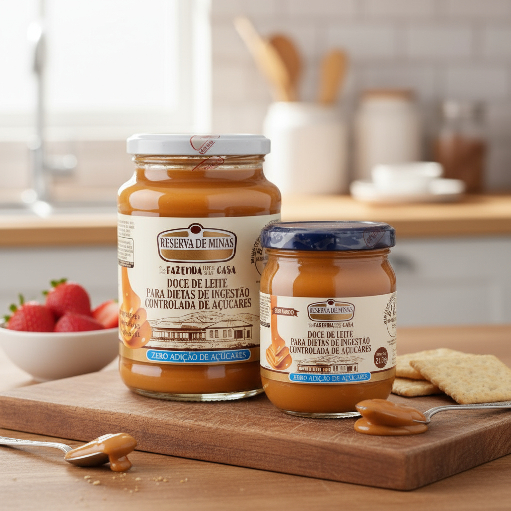 Doce De Leite Diet - Zero Adicão De Açucar Reserva de Minas restrição alimentar em Oferta na Shopee
