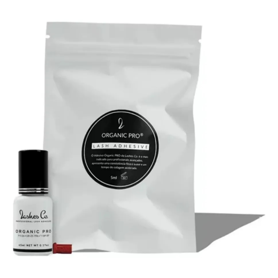 Cola Adesivo Lashes Co Organic Pro 5ml Para Extensão de Cilios Registrado Anvisa