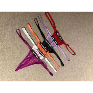 Tanga Fio Dental Renda com Frases Provocantes Brilha no Escuro Reguláveis Cores Variadas em Oferta na Shopee