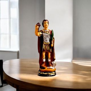 Santo Expedito Imagem Resina Escultura 7cm em Oferta na Shopee
