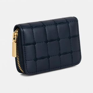 Carteira Pequena Feminina Porta Cartão Moedas Cnh Documentos Dinheiro Couro Sintético Rg Matelassê em Oferta na Shopee