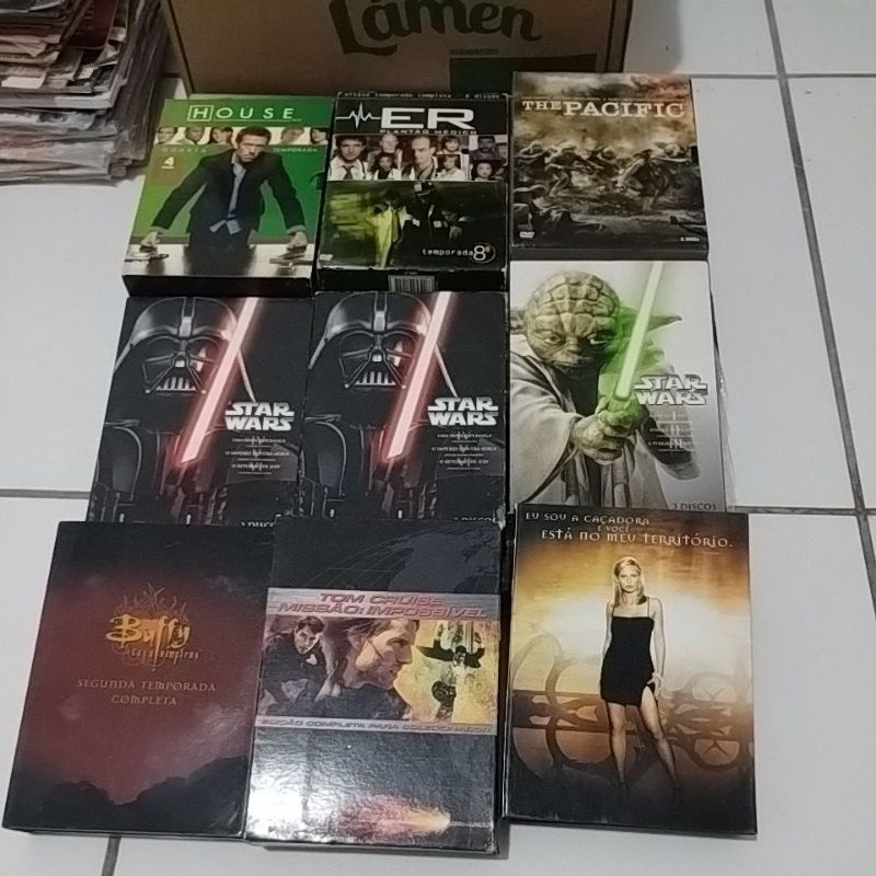 dvd séries.filmes(buffy-star wars-missao impossível)