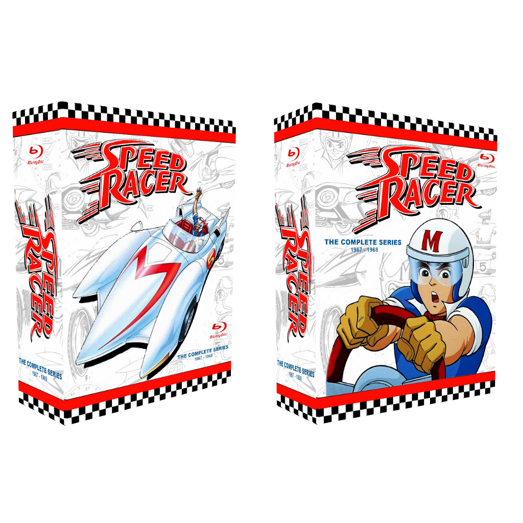 Blu-ray Box coleção desenho Speed Racer - Edição completa em bluray.