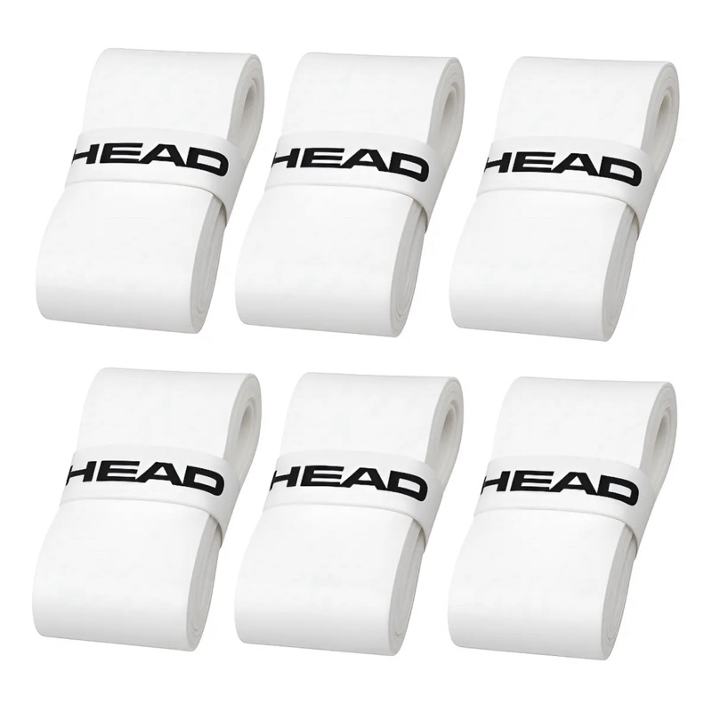 Overgrip Head Para Raquete Tenis Beach Tennis Padel pickleball Cor Branco Grip Liso sem furação Envio Imediato