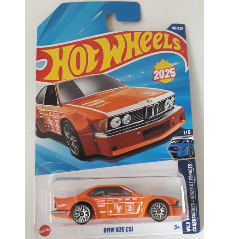 BMW 635 CSI - 2026 - Laranja - 1/64 - Hot Wheels - Mattel - Lote A - Miniatura