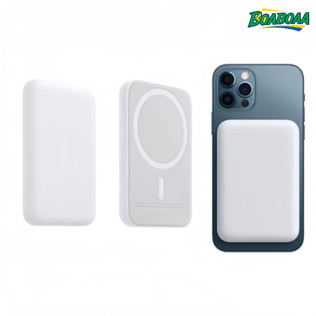 Carregador Portátil 10000Mah Magsafe Indução iPhone Apple Sem fio Bateria Carga