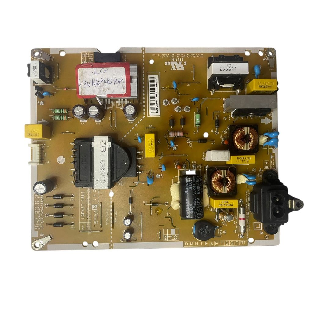 Placa Fonte Tv LG 43uk6520psa Eax67865101 (1.6)