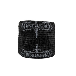 Bandagem 5 Metros X 5 Cm Tatuagem Preta Elastica Auto Aderente Abrasiva Tattoo Fita Encapar Grip Bico Biqueira em Oferta na Shopee