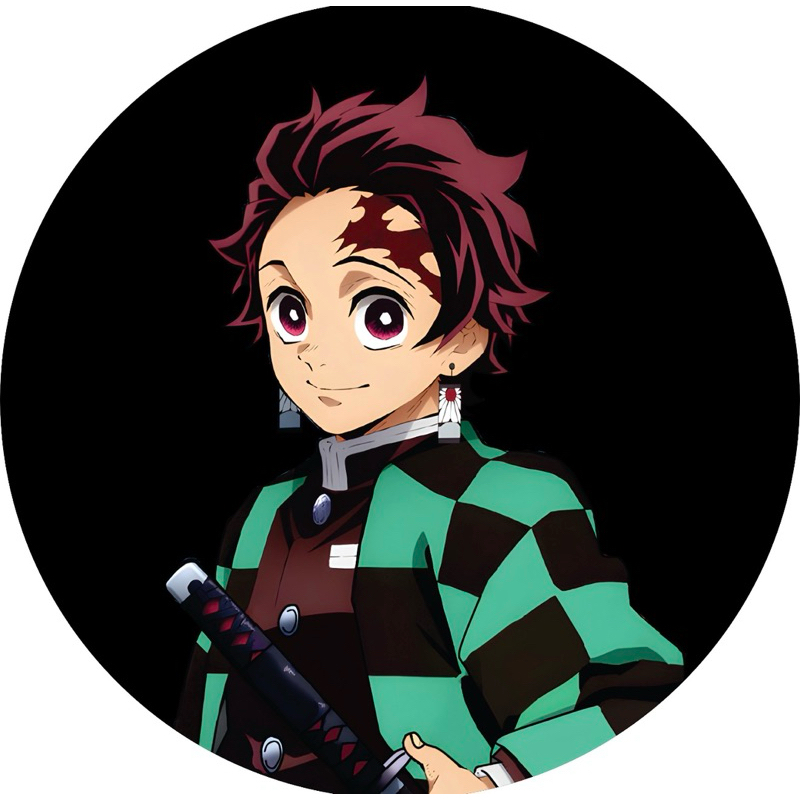 Capa para Painel de Festas Sublimado Redondo com Acabamento em Elástico Veste Fácil 1.50 x 1.50 e 50 cm Demon Slayer em Oferta na Shopee