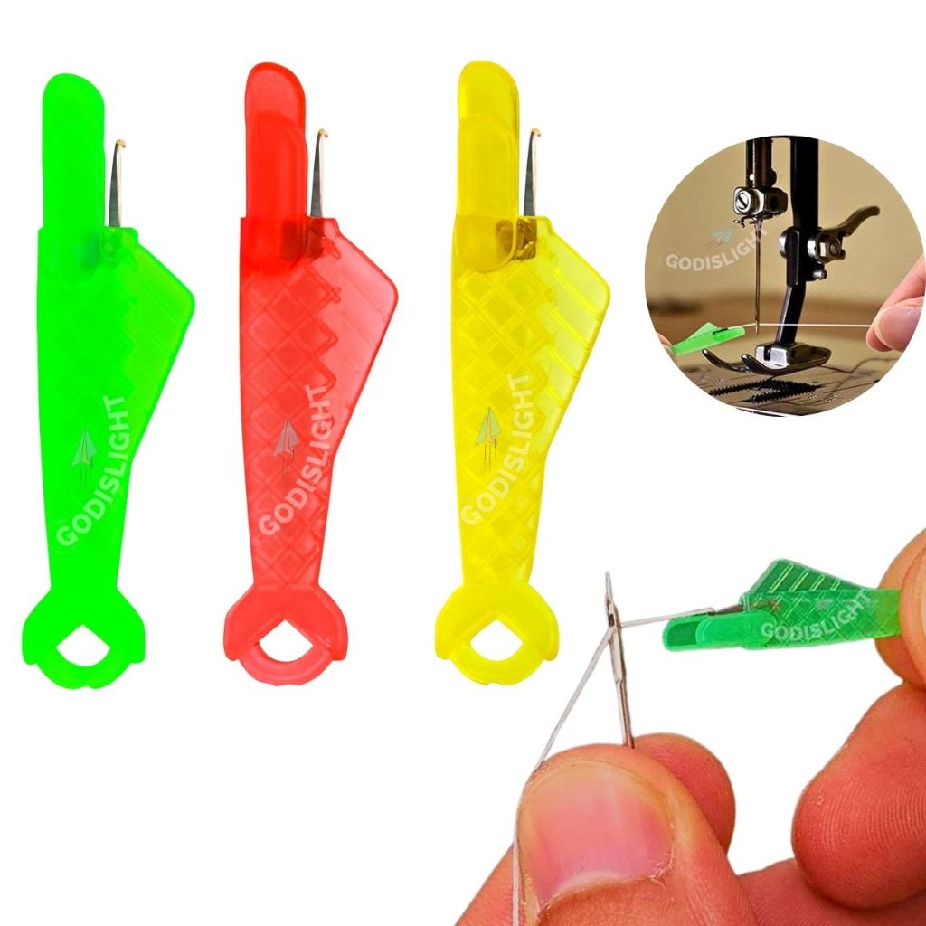 Kit 1/2/3/10 Passador Linha Costura na Agulha Auxiliar Agulha Costura Fácil Facilidade Rapidez em Oferta na Shopee