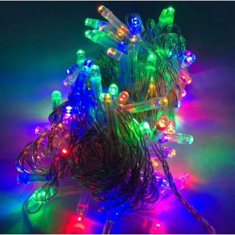 PISCA PISCA DE LED FIO TRANSPARENTE | TAM.: 10 METROS | COM 100 LEDS | 110 VOLTS | DECORAÇÃO ÁRVORE DE NATAL | CASA