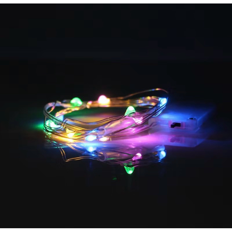 FIO DE FADA COLORIDO | TAM.: 3 METROS | DECORAÇÃO ÁRVORE DE NATAL | CASA | PISCA PISCA | LUMINÁRIA | ENFEITE