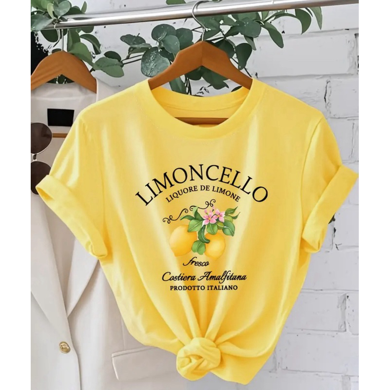 Blusa Amarela Feminina Limoncello Elegante 100% Algodão Casual