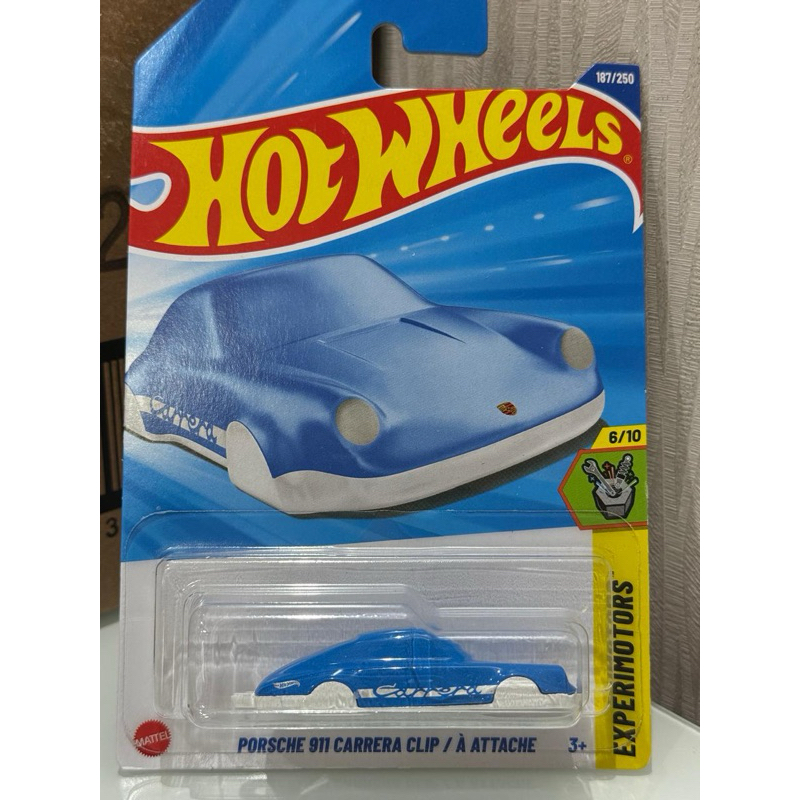 Hot Wheels Porsche 911 Carrera Clip azul - Porsche 911 Carrera Clip vermelha / Coupé Clip