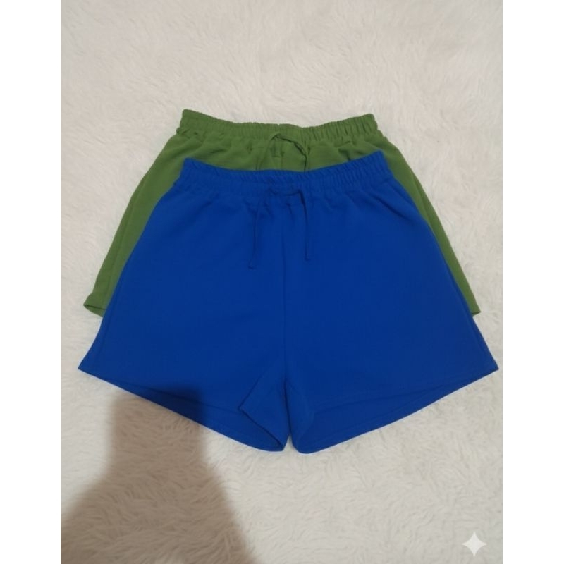 Kit 2 Shorts Feminino Duna Verão Leve Shortinho Tendência Moda com Elástico Cintura Alta em Oferta na Shopee