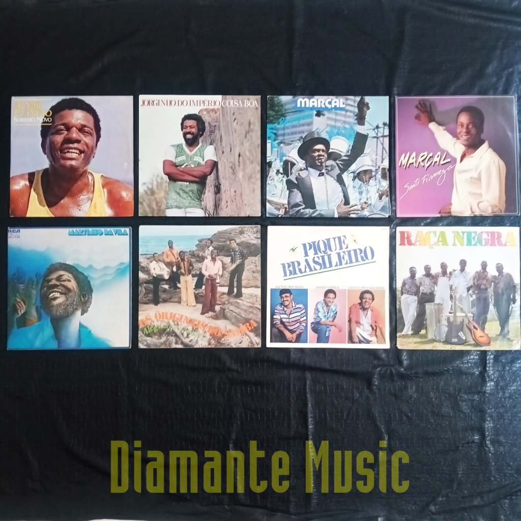 Lote de LPs Vinil de Samba Antigo Clássicos Martinho Marçal Originais do Samba VG+ EX
