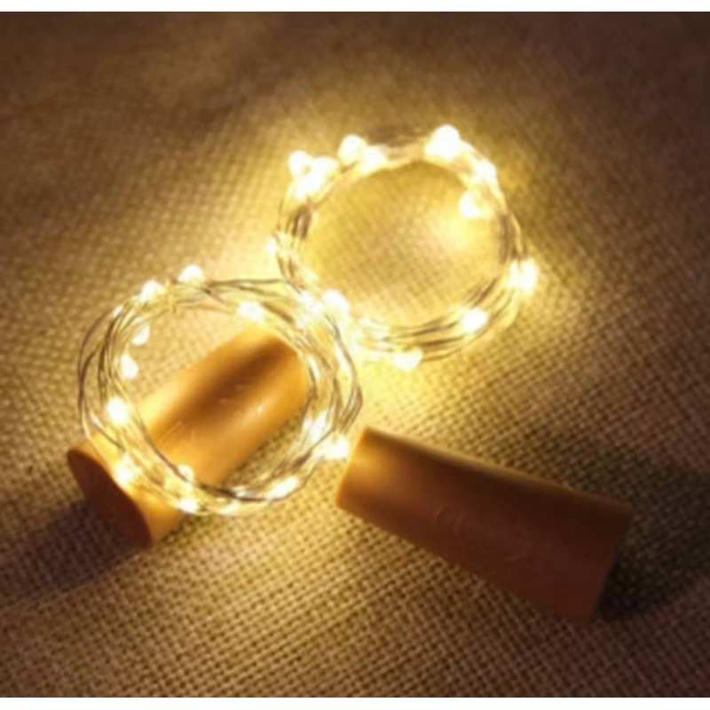 ROLHA DE LED | 2 METROS | DECORAÇÃO PARA FESTAS E CASA | CENÁRIOS | ENFEITES | NATAL | ANO NOVO | ROLHA | UNIDADE