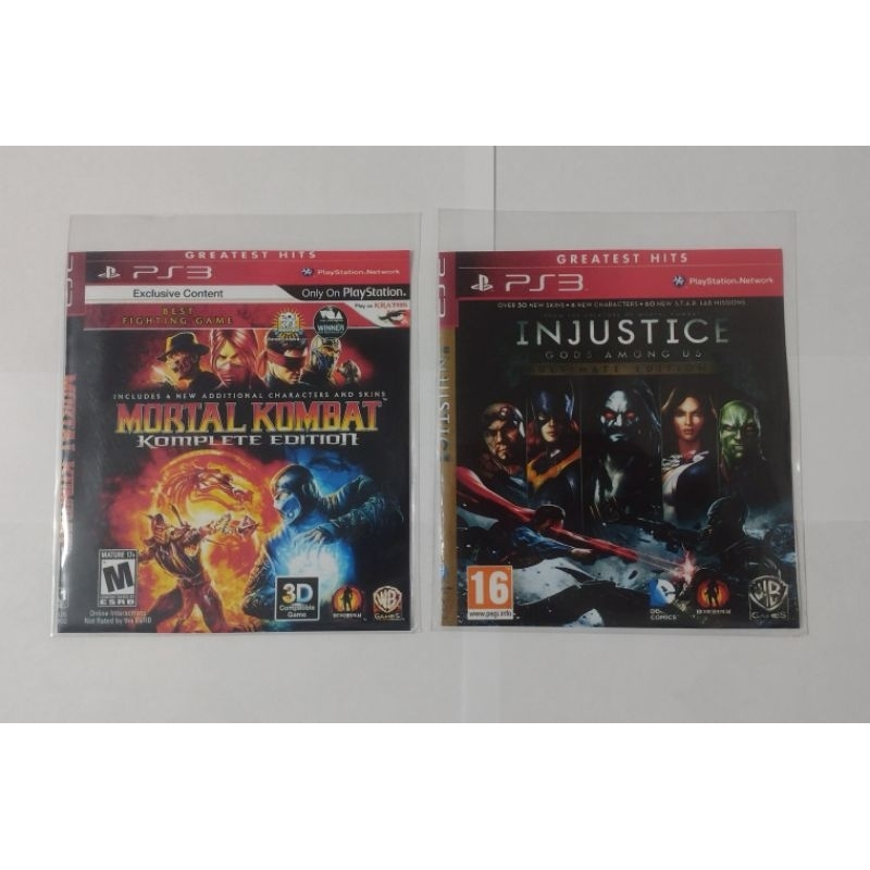 Mortal Kombat + Injustice para Ps3 Hen, Cfw - MIDIA FÍSICA ( Leia a Descrição )